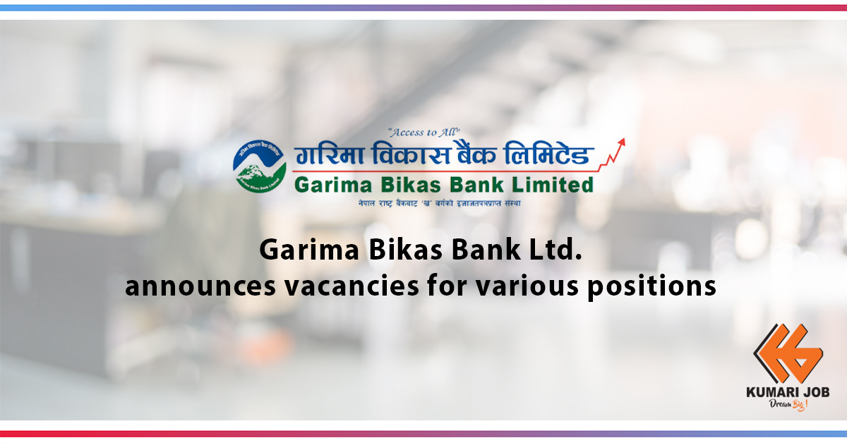 Garima Bikas Bank Ltd.